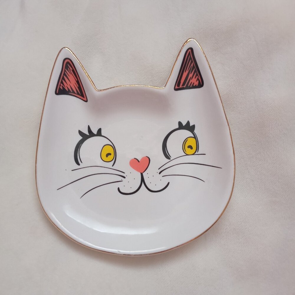 Kitty Cat Trinket Dish